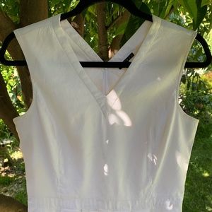 Theory White Linen "Narida" Dress